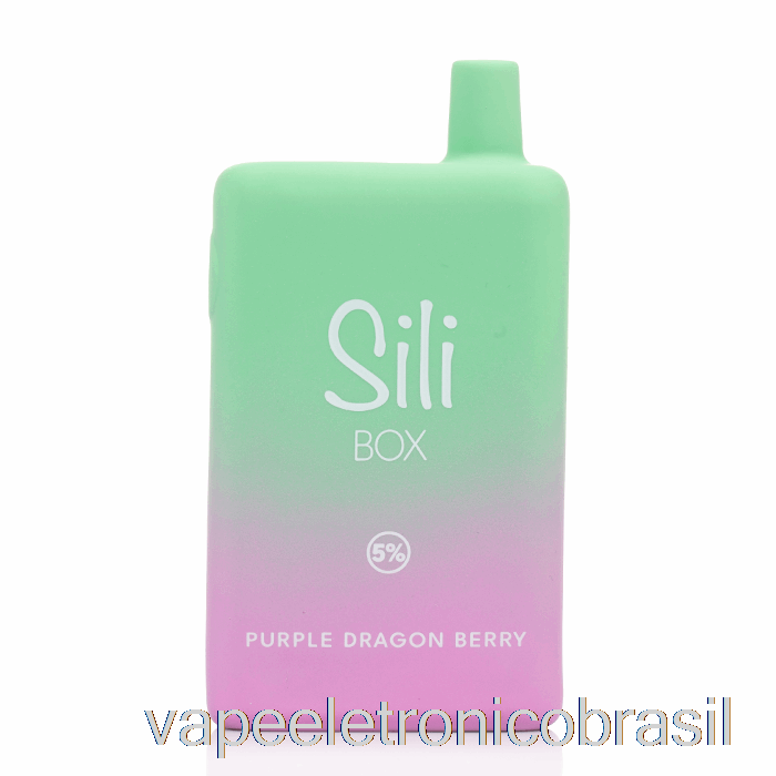 Vape Recarregável Sili Box 6000 Descartável Purple Dragon Berry